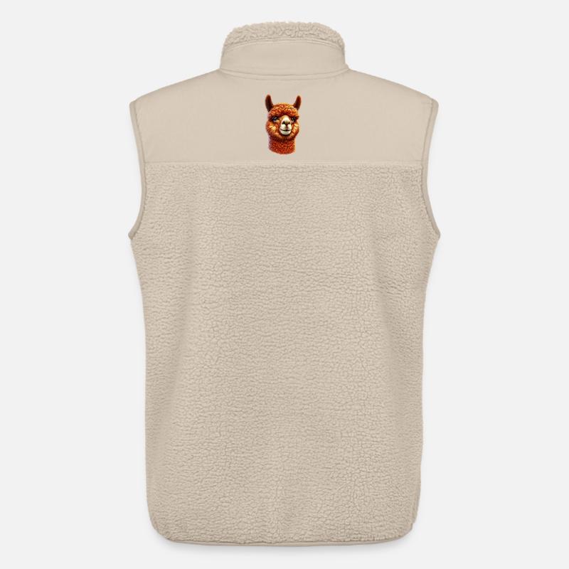 Alpaka - Unisex Sherpaweste von Stanley/Stella - Beige