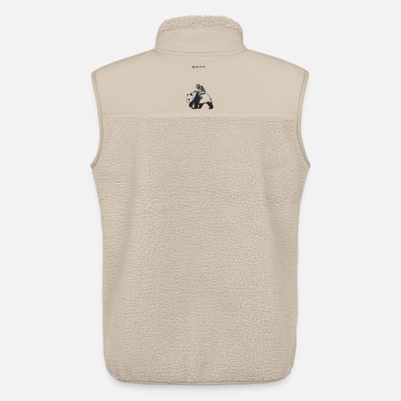 ride_panda - Unisex Sherpaweste von Stanley/Stella - Beige