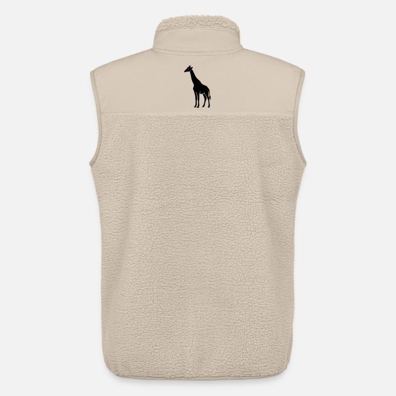 Giraffe - Unisex Sherpaweste von Stanley/Stella - Beige