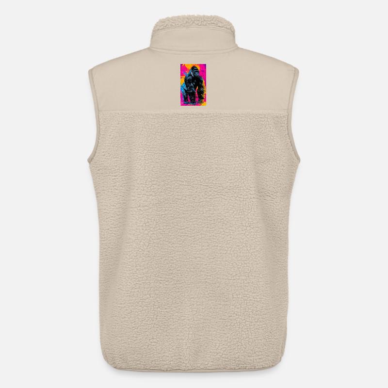 Gorilla - Unisex Sherpaweste von Stanley/Stella - Beige