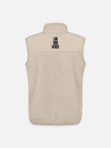 i am your father - Unisex Sherpa Gilet by Stanley/Stella - beige