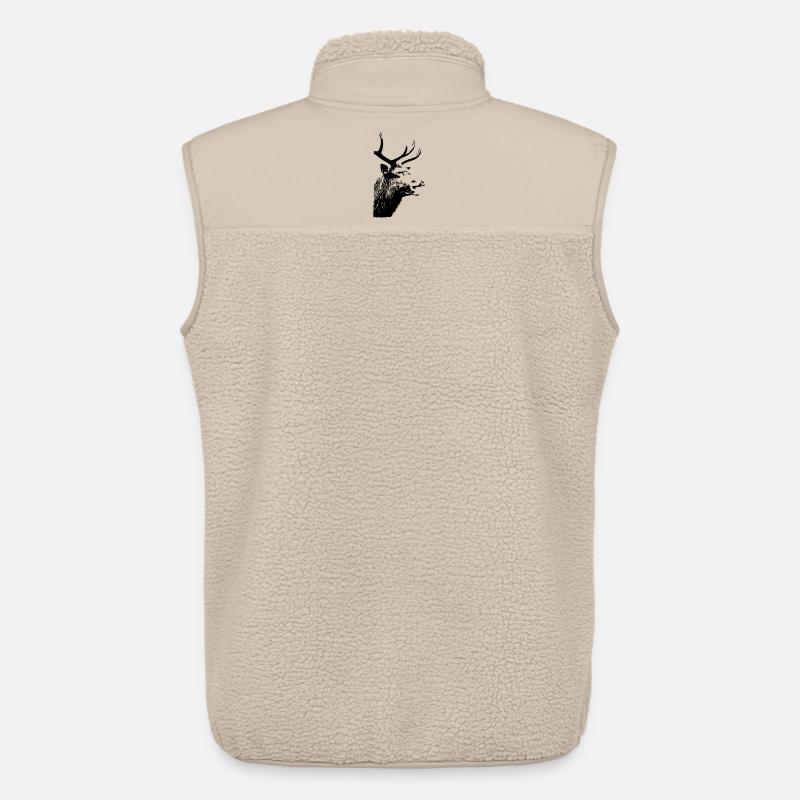 BRÜLLEN - Unisex Sherpaweste von Stanley/Stella - Beige
