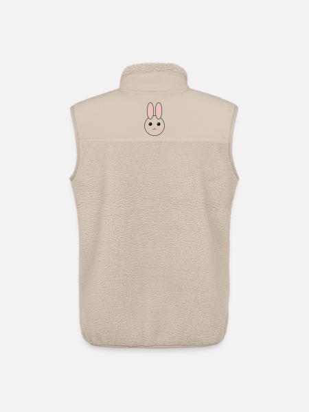 Buntes abstraktes Hasen-Design - Unisex Sherpaweste von Stanley/Stella - Beige