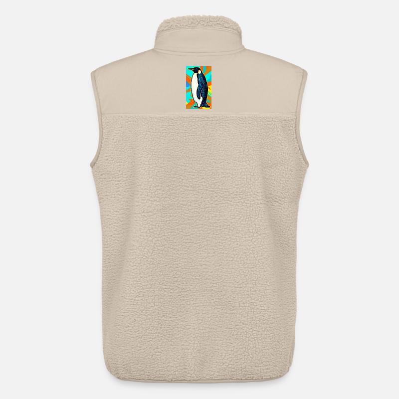 Pinguin - Unisex Sherpaweste von Stanley/Stella - Beige