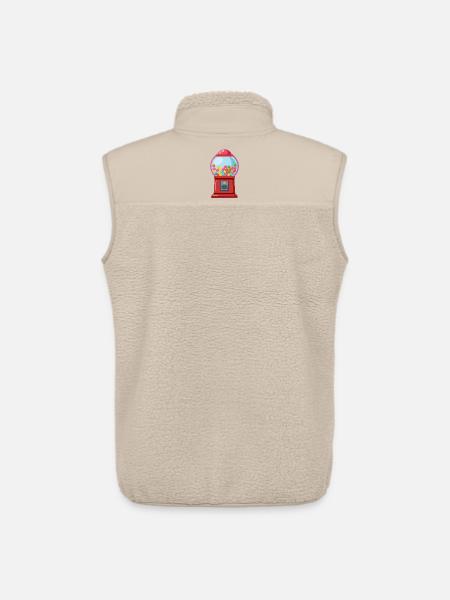 Gumball Machine - Unisex Sherpa Gilet by Stanley/Stella - beige