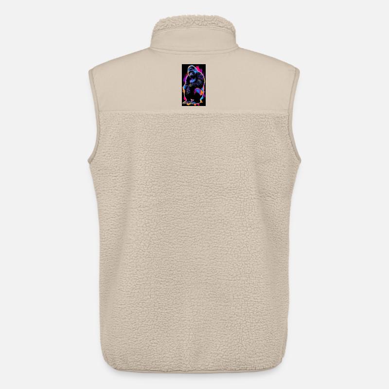 Gorilla - Unisex Sherpaweste von Stanley/Stella - Beige