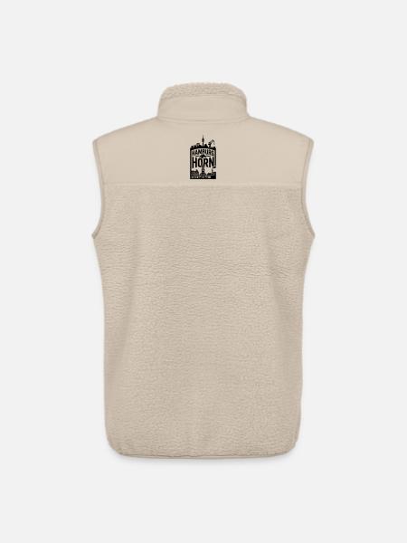 Hamburg Horn - Unisex Sherpaweste von Stanley/Stella - Beige