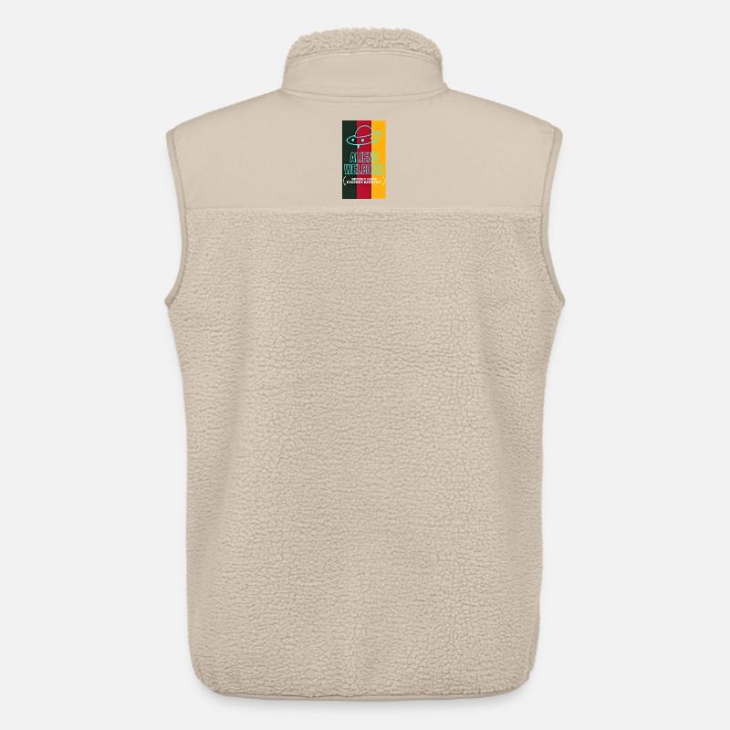 Außerirdischer Bierempfang Humor - Unisex Sherpaweste von Stanley/Stella - Beige