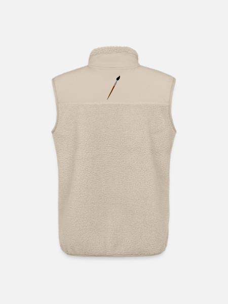paint brush - Unisex Sherpa Gilet by Stanley/Stella - beige
