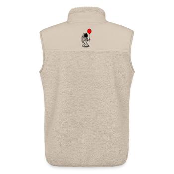 Astronaut mit Ballon - Unisex Sherpaweste von Stanley/Stella - Beige - Hinten - AI Model Male 178 light (178cm)