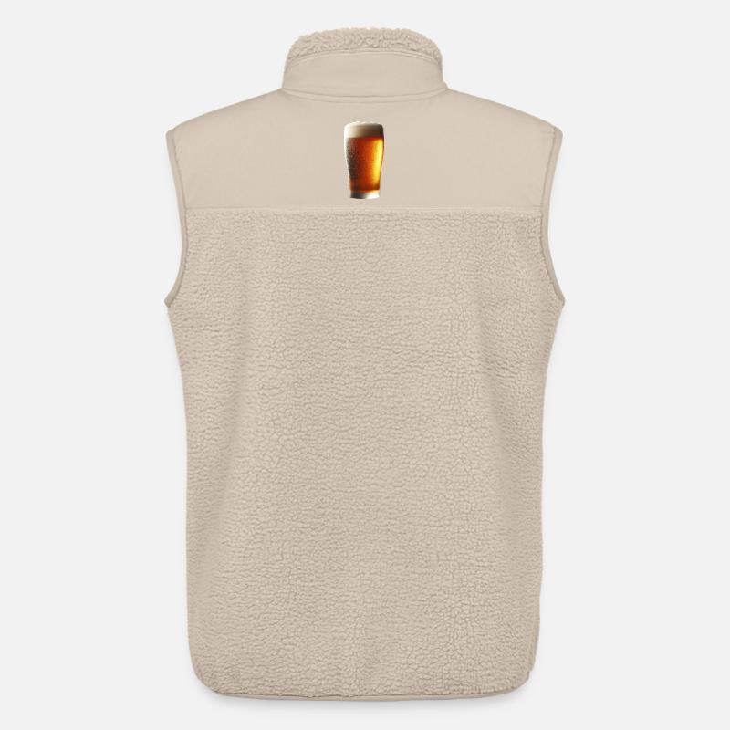 Kaltes Bier - Unisex Sherpaweste von Stanley/Stella - Beige