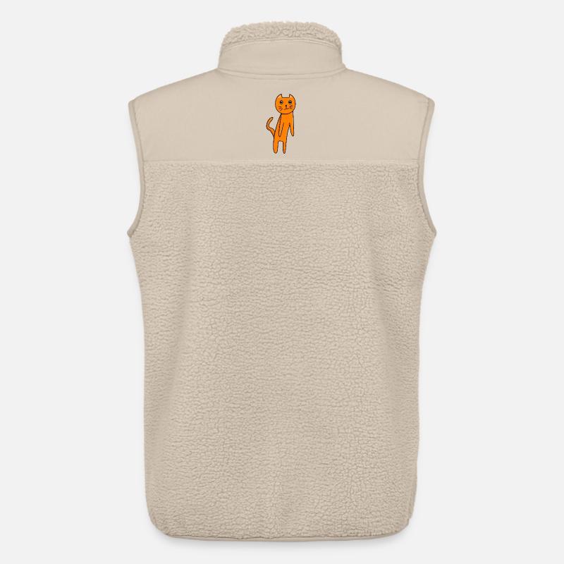 Verwirrte Katze - Unisex Sherpaweste von Stanley/Stella - Beige