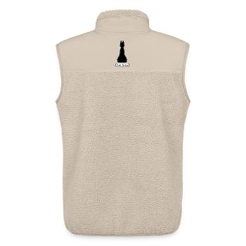 You_are_the_king - Veste sans manches sherpa unisexe Stanley/Stella - beige - Dos - AI Model Male 178 light (178cm)