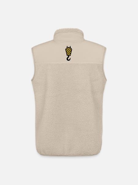 crane hook - Unisex Sherpa Gilet by Stanley/Stella - beige