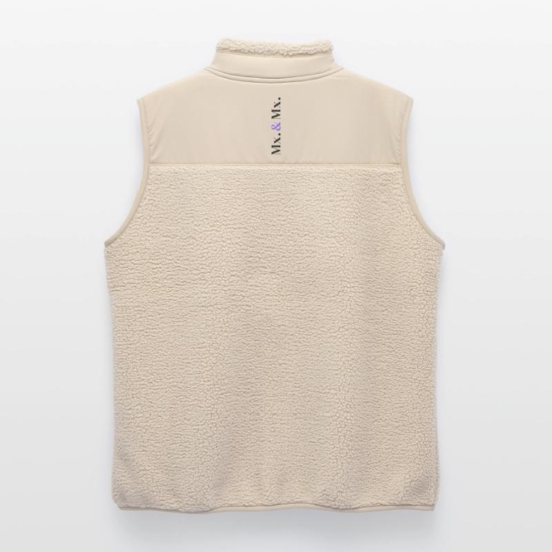 Mx. and Mx. Wedding Design in Vertical Type Stack  Unisex Sherpaweste von Stanley/Stella