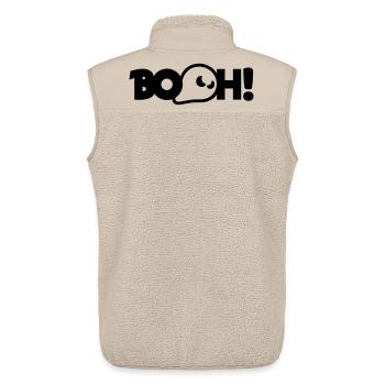 Booh - Unisex Sherpaweste von Stanley/Stella - Beige - Hinten - AI Model Male 178 light (178cm)