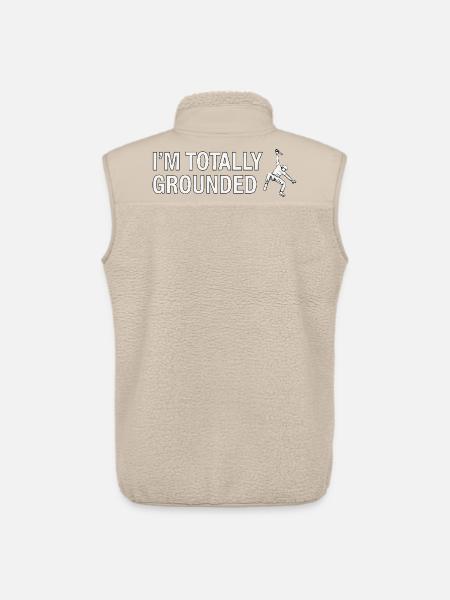 Totally Grounded Klettern - Unisex Sherpaweste von Stanley/Stella - Beige