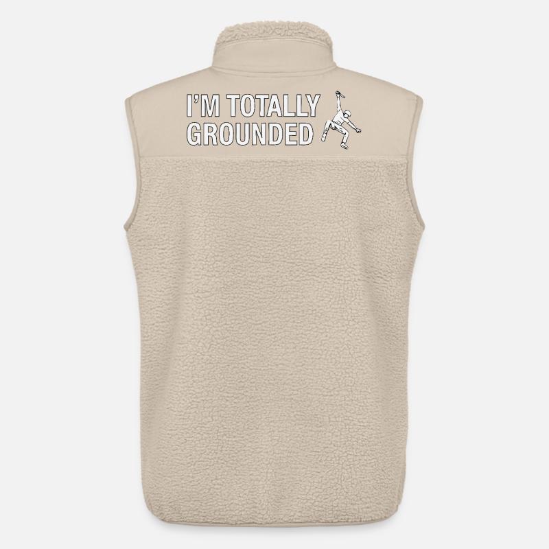 Totally Grounded Klettern - Unisex Sherpaweste von Stanley/Stella - Beige