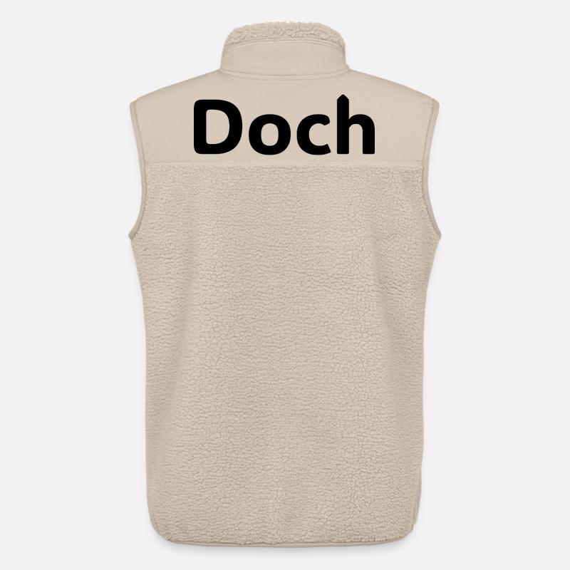 Doch – Deutscher Statement Spruch - Veste sans manches sherpa unisexe Stanley/Stella - beige