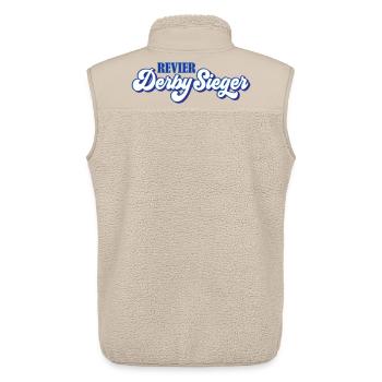 Farben änderbar | Revier Derbysieger - Unisex Sherpaweste von Stanley/Stella - Beige - Hinten - AI Model Male 178 light (178cm)