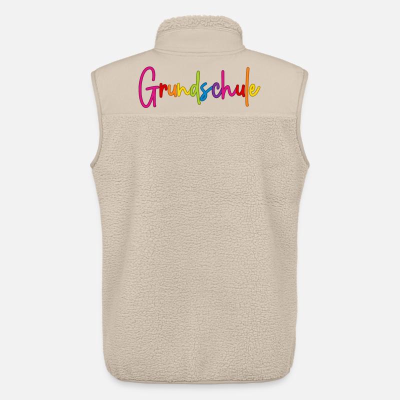 Grundschule - Unisex Sherpaweste von Stanley/Stella - Beige