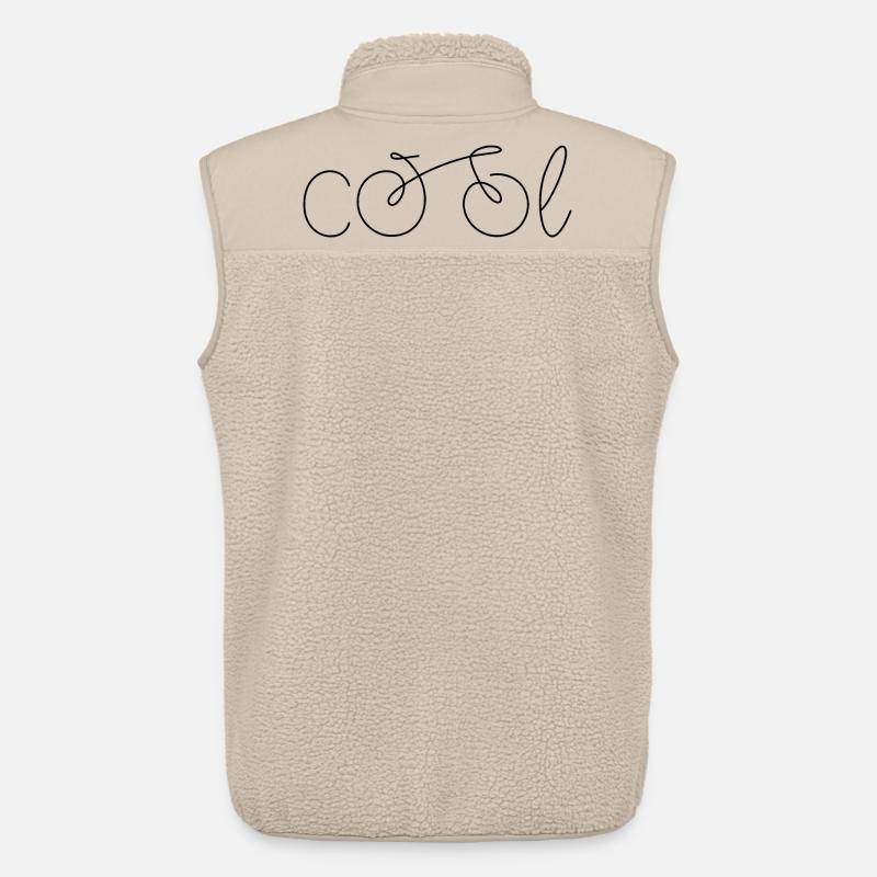 Fahrrad cool - Unisex Sherpaweste von Stanley/Stella - Beige