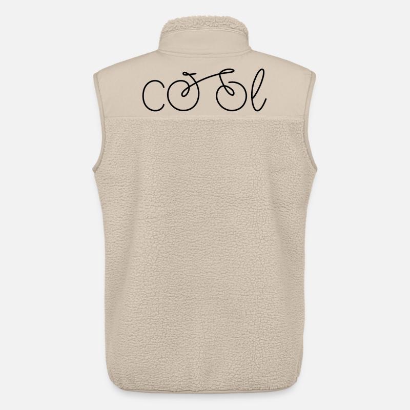 Fahrrad - Unisex Sherpaweste von Stanley/Stella - Beige