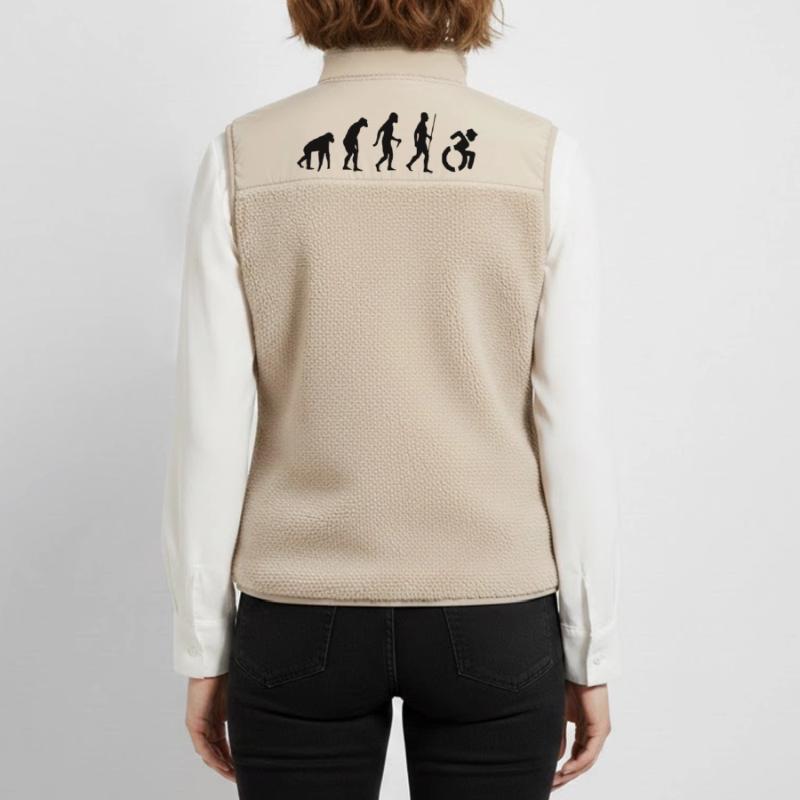 Evolution Rollstuhl. Die Rollstuhl-Evolution * Unisex Sherpaweste von Stanley/Stella