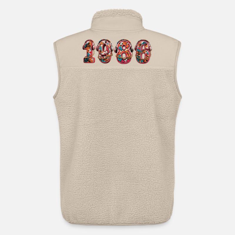 Årgang 1986 - Stanley/Stella unisex sherpavest - beige
