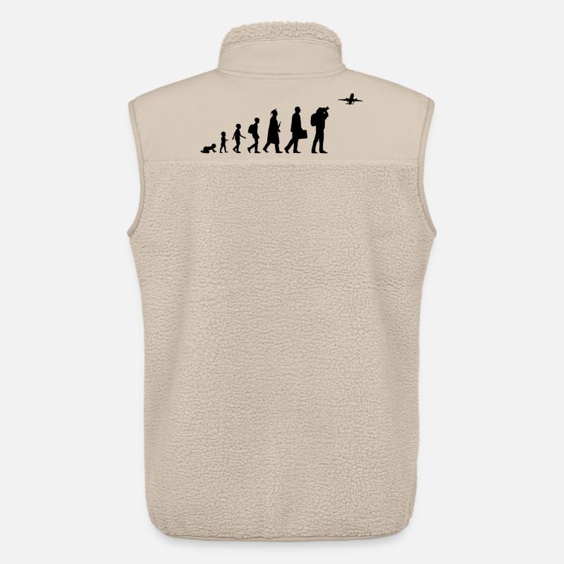 Entwicklung eines Plane Spotters - Unisex Sherpaweste von Stanley/Stella - Beige