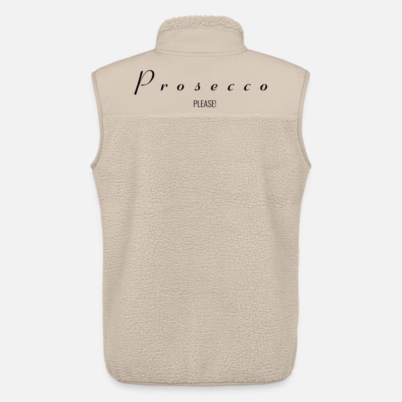 Prosecco Please! - Unisex Sherpaweste von Stanley/Stella - Beige