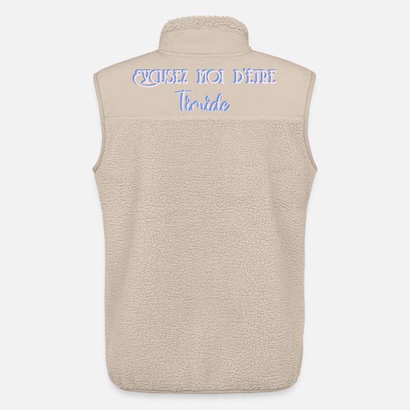 Für die Schüchternen - Unisex Sherpaweste von Stanley/Stella - Beige
