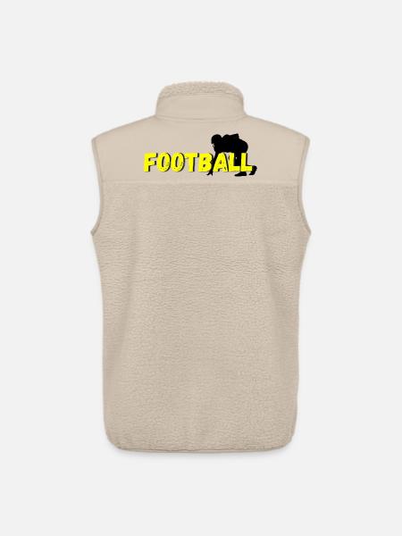 Football  - Unisex Sherpaweste von Stanley/Stella - Beige