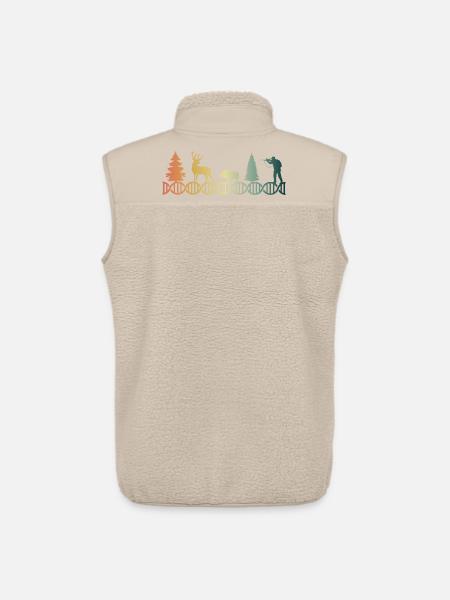 Hunter Hunt DNA DNA Huntress - Unisex Sherpa Gilet by Stanley/Stella - beige