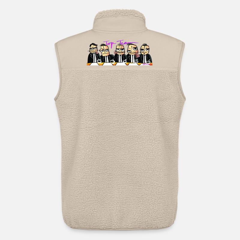 Tasse à café - Top Team - Veste sans manches sherpa unisexe Stanley/Stella - beige