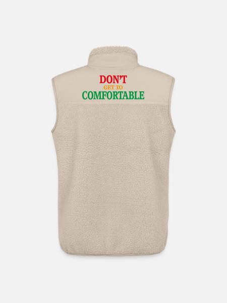 Mach dich nicht bequem - Unisex Sherpaweste von Stanley/Stella - Beige