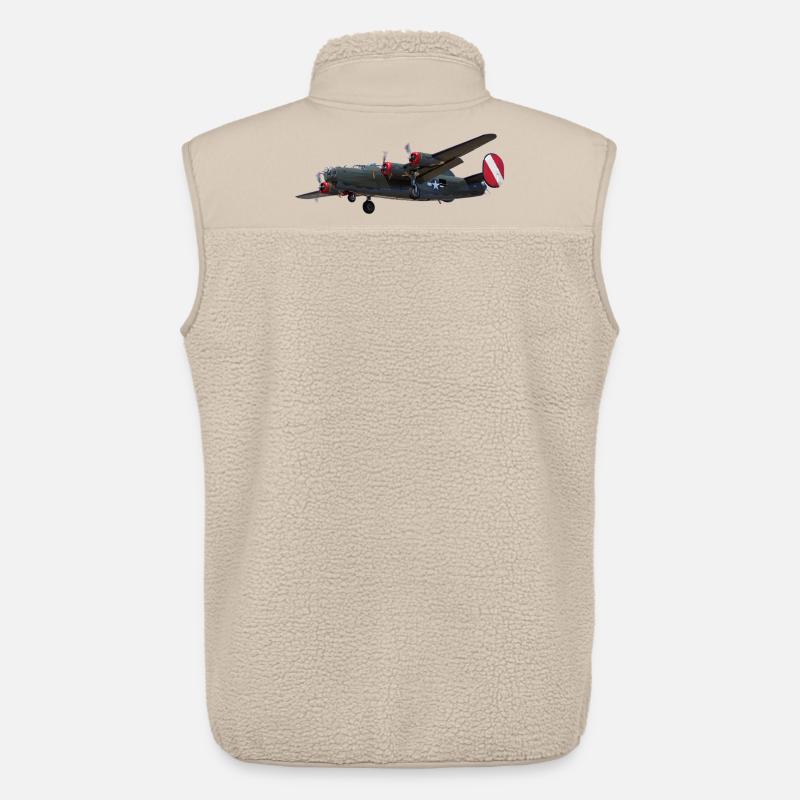 Bomber B-24 Liberator - Unisex Sherpaweste von Stanley/Stella - Beige