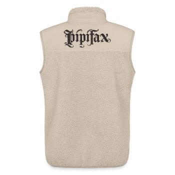 pipifax - Unisex Sherpaweste von Stanley/Stella - Beige - Hinten - AI Model Male 178 light (178cm)