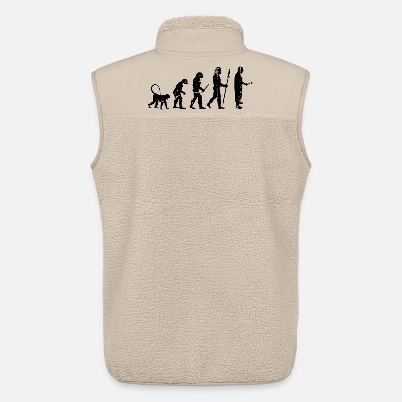 Fleischer Evolution - Unisex Sherpa Gilet by Stanley/Stella - beige
