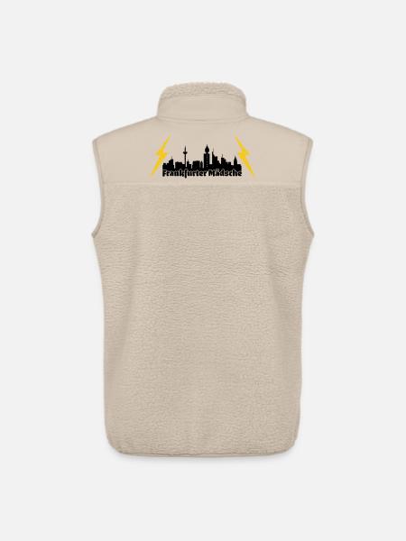 Frankfurter Maedsche ffm skyline - Unisex Sherpaweste von Stanley/Stella - Beige