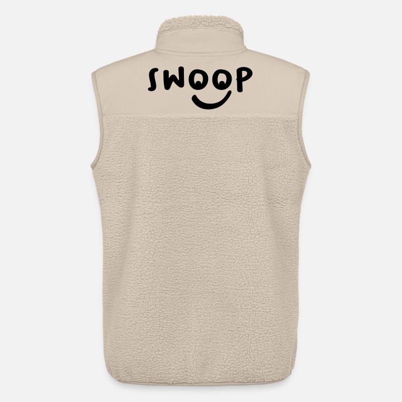 Swoop Gesicht Lachen Geschenk - Unisex Sherpaweste von Stanley/Stella - Beige