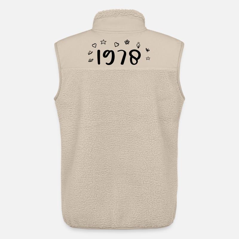 1978 Jubiläum 1978 Retro 1978 - Unisex Sherpaweste von Stanley/Stella - Beige