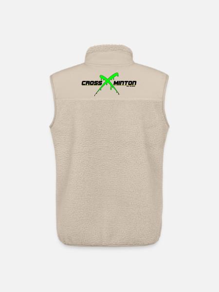 Crossminton - Unisex Sherpa Gilet by Stanley/Stella - beige
