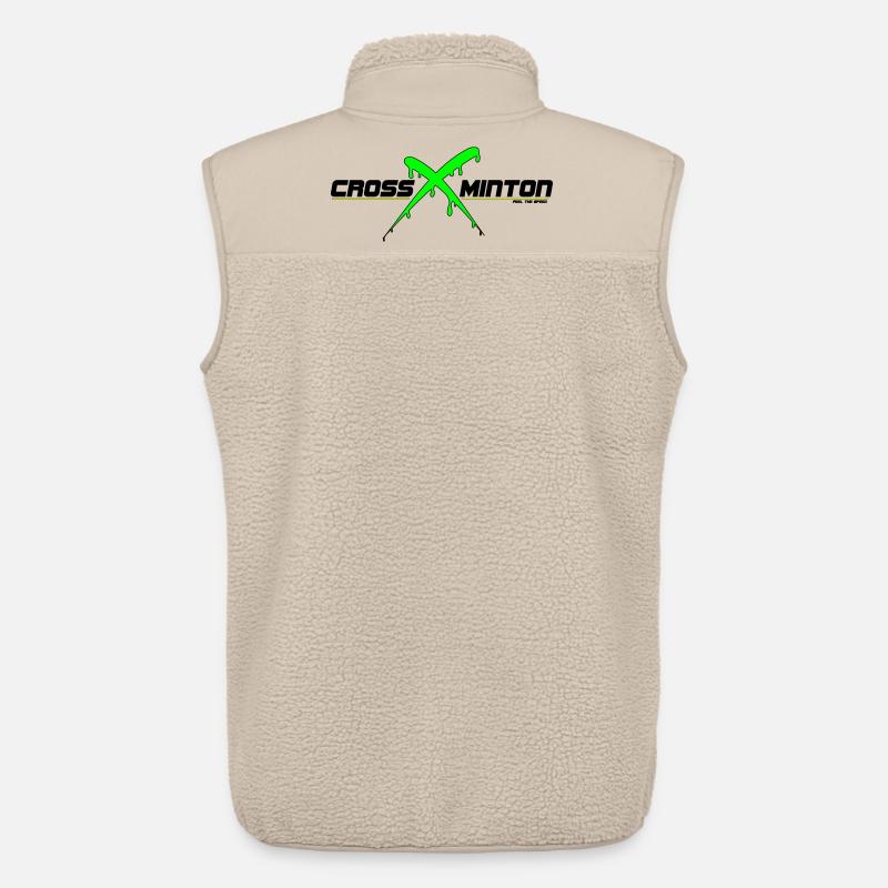 Crossminton - Unisex Sherpaweste von Stanley/Stella - Beige