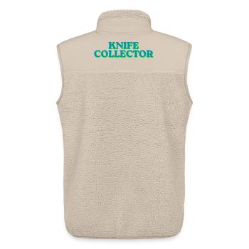 Blade Collector Neon Look - Unisex Sherpa Gilet by Stanley/Stella - beige - Back - AI Model Male 178 light (178cm)