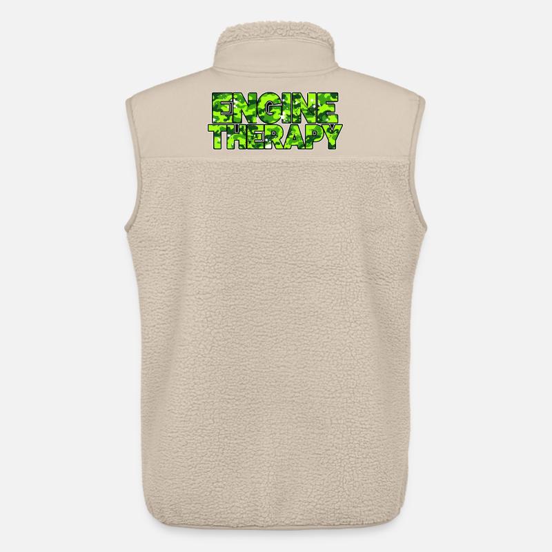 Engine Therapy Camouflage für echte Schrauber - Unisex Sherpaweste von Stanley/Stella - Beige