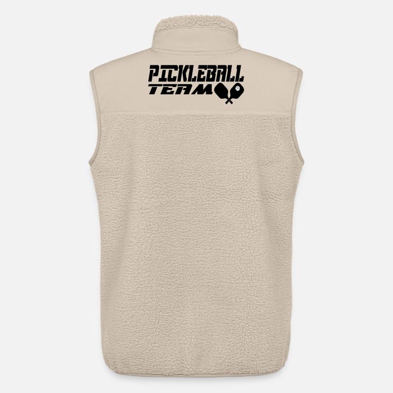 Pickleball - Unisex Sherpaweste von Stanley/Stella - Beige