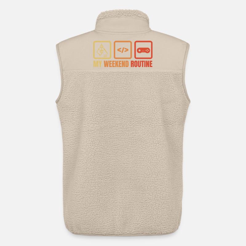 Game Dev Weekend - Unisex Sherpa Gilet by Stanley/Stella - beige