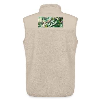 Magnolia Vintage Design - Unisex Sherpa Gilet by Stanley/Stella - beige - Back - AI Model Male 178 light (178cm)