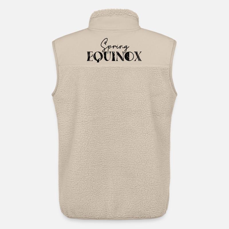 Forårsjævndøgn marts jævndøgn Glædelig påske - Stanley/Stella unisex sherpavest - beige